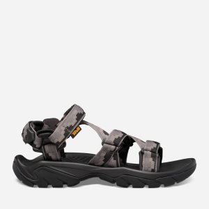 Teva Terra Fi 5 Sport Miesten TummanHarmaat Sandaalit